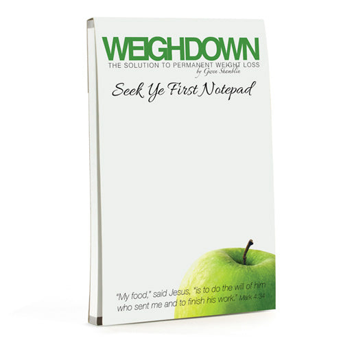 Seek Ye First Notepad